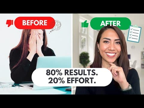 Le Principe de Pareto — 80/20 en pratique