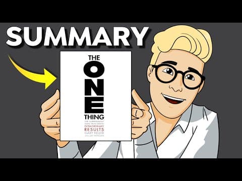 The ONE Thing animé — La clarté en 5 minutes
