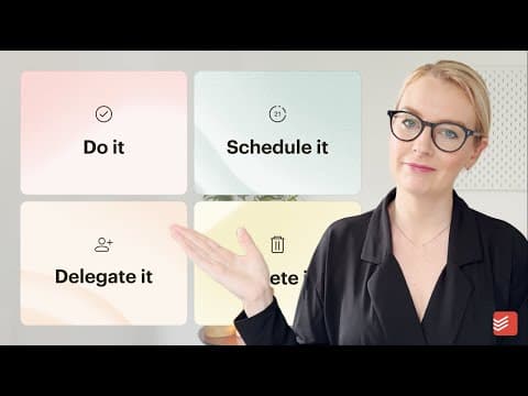 La Matrice Eisenhower — Urgent vs. important